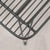 Industrial Style Black Metal Wire Chair For Sale - Image 6 of 8