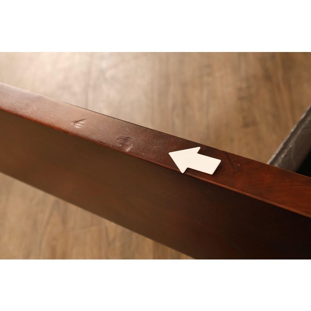 Statton King Size Carved Cherry Poster Bed For Sale - Image 10 of 18