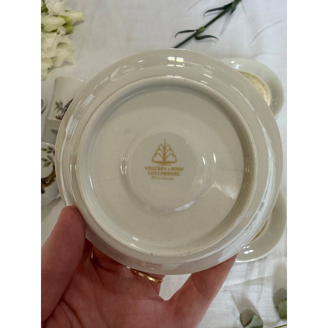 Bird-Themed Coffee Service from Villeroy and Boch, Set of 12 For Sale - Image 3 of 7