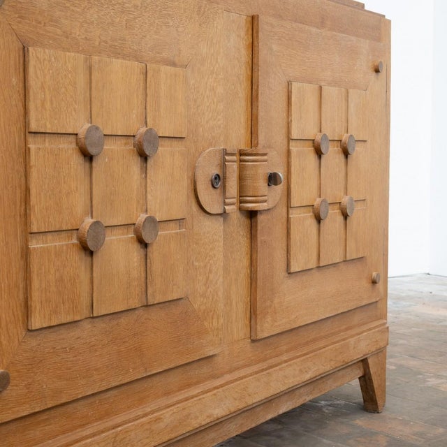 Vintage Sideboard in the style of Charles Dudouyt, 1940s For Sale - Image 8 of 9