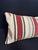 Turkish Hemp Pillow Cushion Natural Beige Red Cushion Cover 14x40 #30489 Enhance your home decor with our Kilim Pillow...
