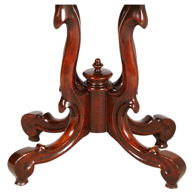 Italian Oval Gueridon Table in Walnut by Paolo Buffa, 1930s For Sale - Image 3 of 7