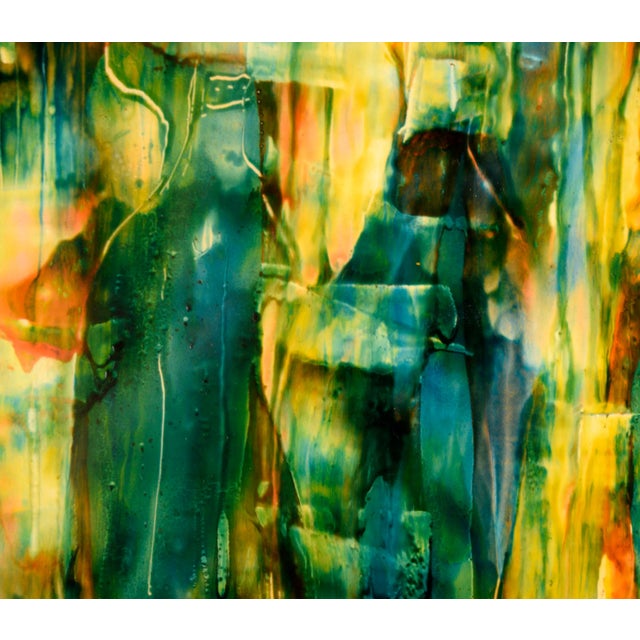 Paint "Recognition" - Abstract Expressionist Composition in Acrylic on Cardstock by William Aldridge For Sale - Image 7 of 8