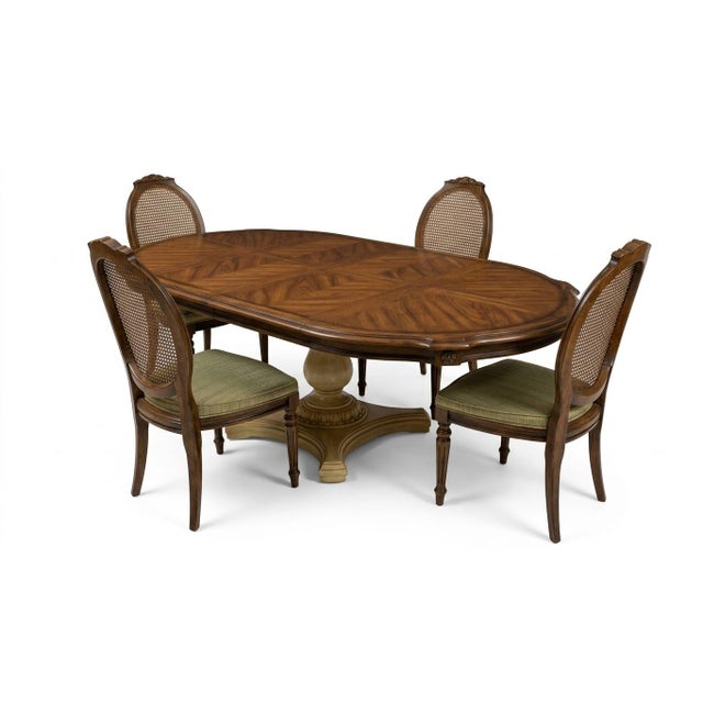 ​Vintage Raymond Sobota for Century Furniture Chandelette Oak Starburst Dining Set, 1969–1971 For Sale - Image 14 of 17