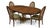 ​Vintage Raymond Sobota for Century Furniture Chandelette Oak Starburst Dining Set, 1969–1971 For Sale - Image 14 of 17