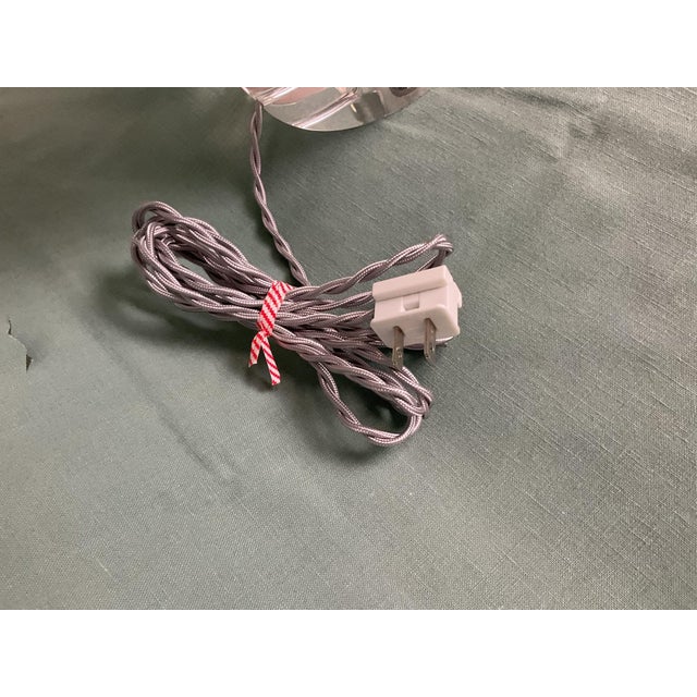 Vintage White Murano Glass Table Lamps - a Pair For Sale - Image 12 of 12