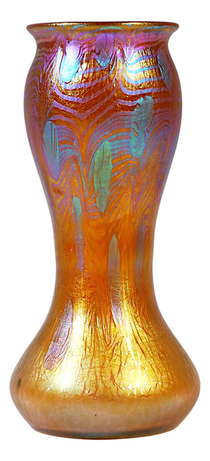 Art Nouveau Metallic Red Phenomen Genre 3/430 Vase from Loetz, Austria-Hungary, 1904