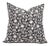 Fabdivine Floral Block Print Pillow Cover 18x18 Inch Duck Canvas-Pushpa Varsha For Sale