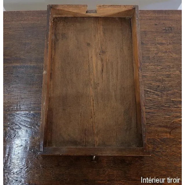 Small Solid Oak Table, 1800s For Sale - Image 13 of 18