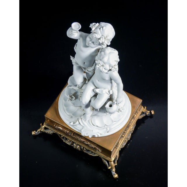 Biscuit Sculpture by Benacchio for Triad Bacchanalian Putti For Sale - Image 12 of 18