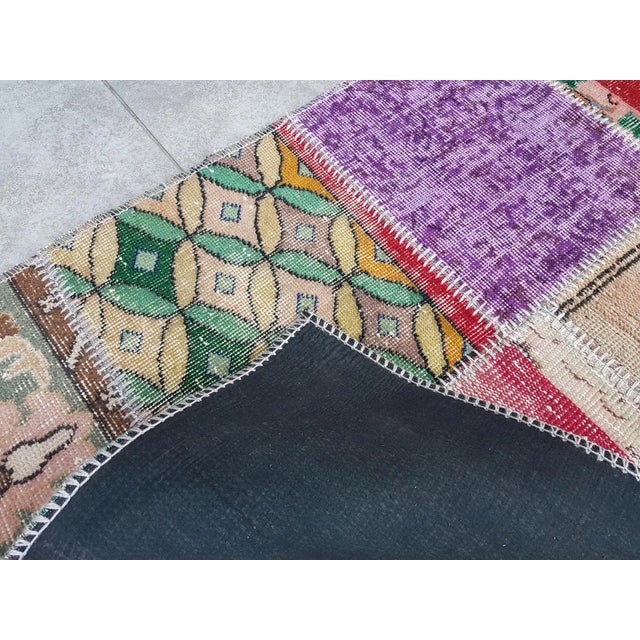 Textile Vintage Turkish Oushak Runner Neutral Cotton Wool For Sale - Image 7 of 10