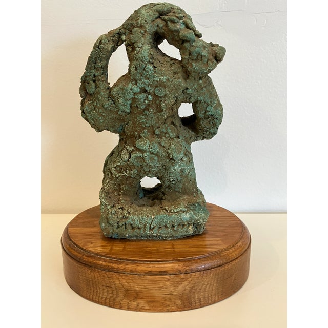 REDUCED TO SELL. Vintage Brutalist Sculpture by Listed American Artist Harold Ambellan. The piece is in very good vintage...
