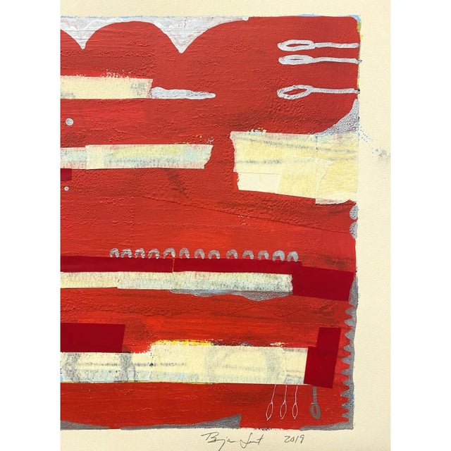 2010s Contemporary Mixed Media Painting, "La Brea #8" For Sale - Image 5 of 5