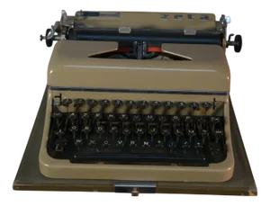 Vintage Typewriter from Zeta, 1950s