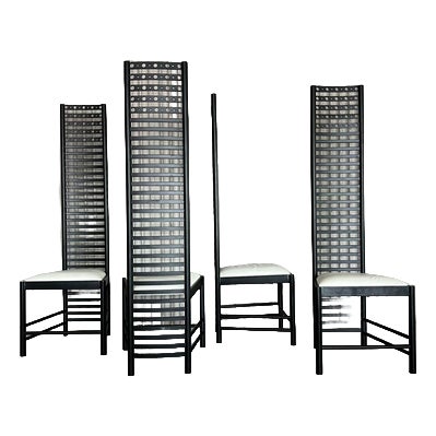 Vintage Steel Dining Chairs, 1980s, Set of 4 For Sale