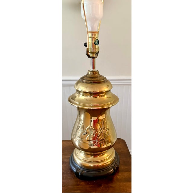 Duck Brass Lamp For Sale - Image 11 of 12