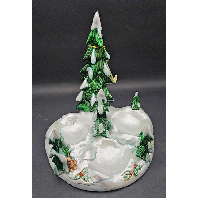This fabulous Waterford Snowy Village Christmas tree display would make a gorgeous display stand for your favorite...