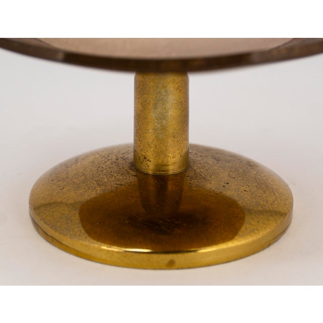 Mid-Century Minimalist Brass Table Candlestick, 1960s For Sale - Image 9 of 16