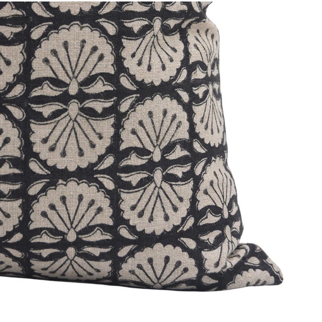 Not Yet Made - Made To Order Fabdivine Handmade Pillow Cover 24x24 Inch Block Printed Decorative Cushion- Bijhni For Sale - Image 5 of 8