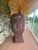 Wood Vintage Boho Wicker Porter's Chair / Hooded Canopy Dome Chair For Sale - Image 7 of 9