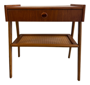 Mid-Century Teak Bedside Table from AB Carlström