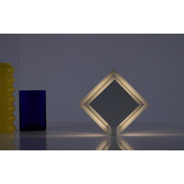 Postmodern Square Metal Wall Lamp from Lumiance, 1980s For Sale - Image 13 of 16