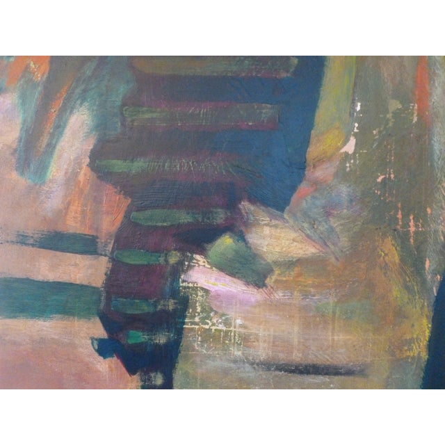 Contemporary "Whistler's Mother" Abstract Oil and Acrylic Painting by Scott Spencer For Sale - Image 3 of 7