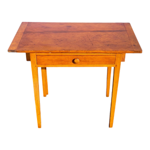 Early 19th Century Antique Hepplewhite Pine Drop Leaf Tavern Table / Bakers Table