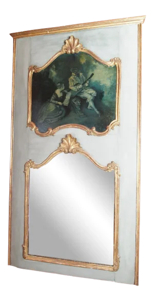 19th Century French Trumeau Mirror