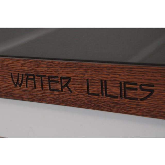 Kathleen West Mission Oak Waterlilies Framed Print For Sale - Image 9 of 13