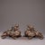 Traditional Pair of Antique Gilt Bronze Pixiu Statues, Mythical Beast Figures, 5.98kg For Sale - Image 3 of 9