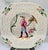 Farmhouse English Mason’s Ironstone Sampler Needlepoint Sporting Plates With Embossed Floral Borders, Set of 6, Circa 1930 For Sale - Image 3 of 18