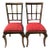 Set of Art Deco Velvet Dining Chairs, 1930s For Sale