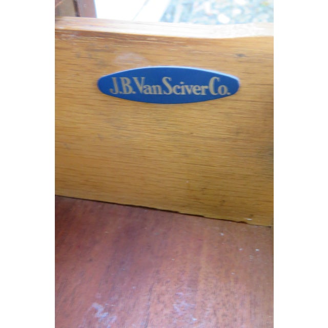 Traditional J B Van Sciver Small Dresser Extended Flip Top Chest of Drawers 5542 For Sale - Image 3 of 12