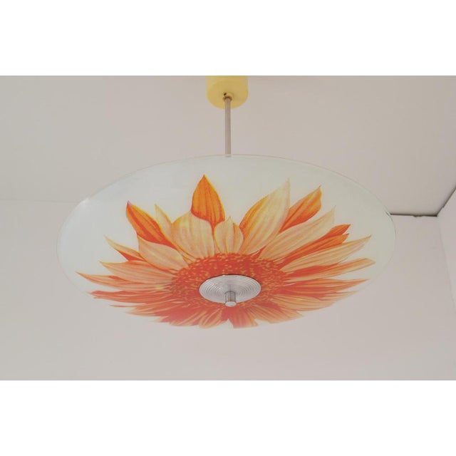 Mid-Century Glass Pendant, 1960s For Sale - Image 11 of 14