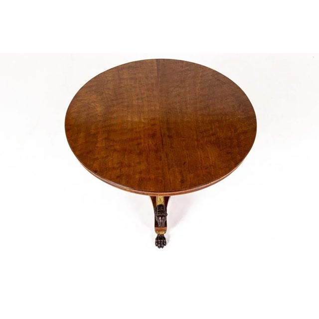 Wood Early 19th Century Italian Mahogany Centre Table For Sale - Image 7 of 12