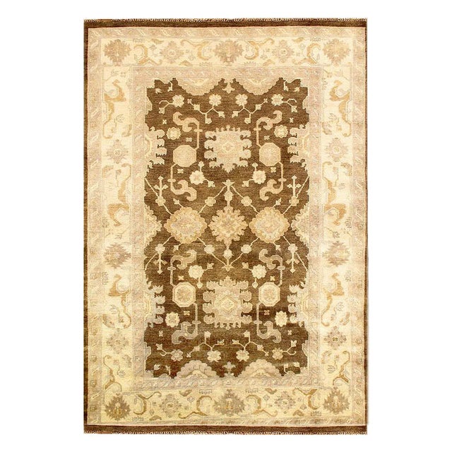 2020s Original Indo Oushak Rug For Sale - Image 4 of 5