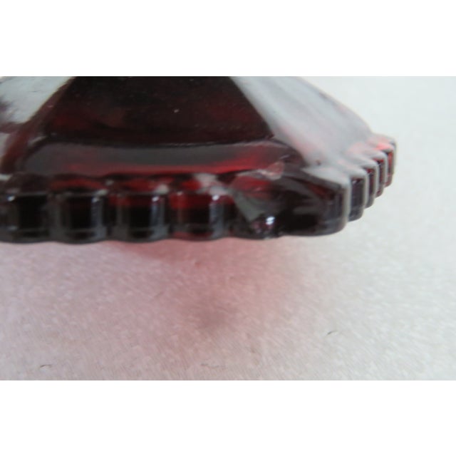 Avon Cape Cod Ruby Red Glass Cordial Glasses Wine Cups Set of Eighteen 4229b For Sale - Image 11 of 12