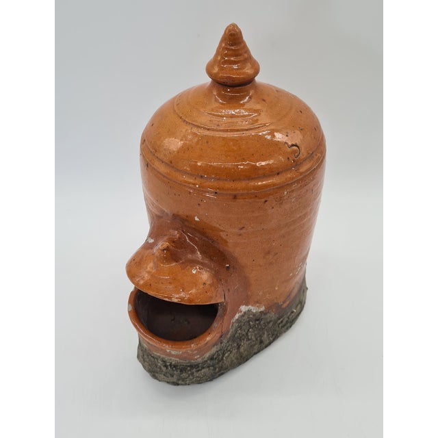 Antique Ceramic Bird Feeder, Central Europe, 1900s For Sale - Image 3 of 11
