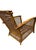 Wood Vintage Palm Beach Hollywood Regency Split-Bamboo & Rattan Lounge Chair For Sale - Image 7 of 8