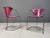 Vintage Pink Linda Dining Chairs from Arrben, 1980s, Set of 4 For Sale - Image 11 of 13