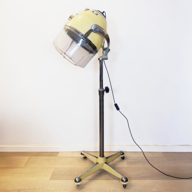 Beige Hair Salon Dryer Floor Lamp by Henry Colomer, 1960s For Sale - Image 8 of 8