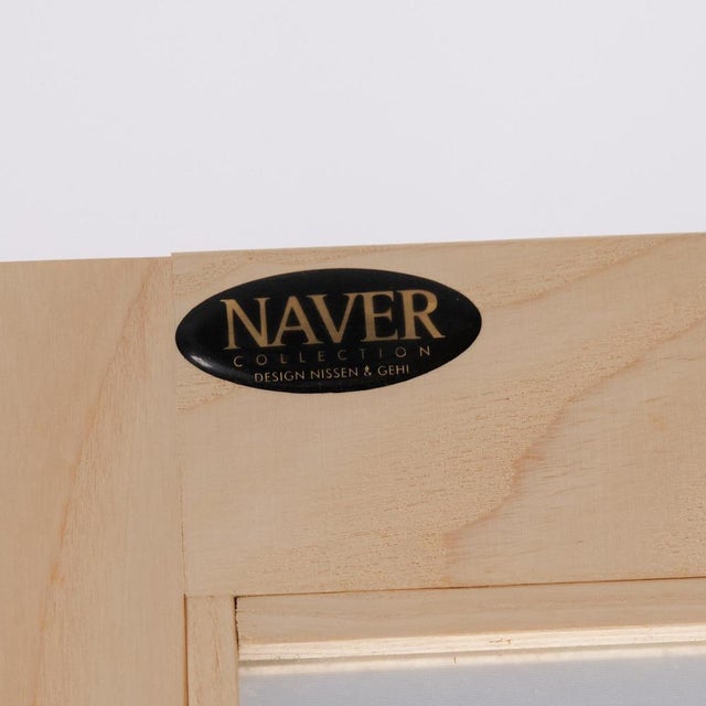 Wood Naver Collection Display Cabinet Model AK 1280 in Ash by Nissen & Gehl for Aksel For Sale - Image 7 of 11