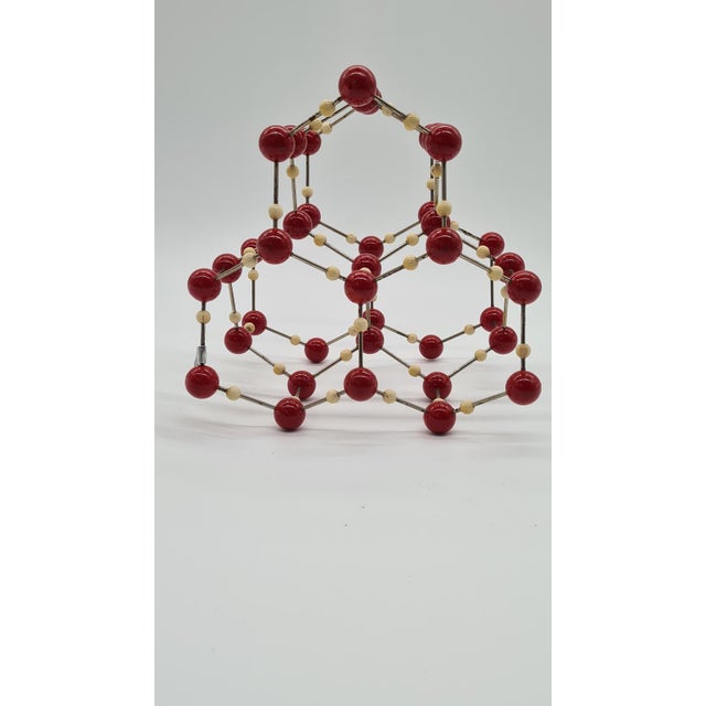 Metal Molecular Model of Ice Crystal, 1960s For Sale - Image 7 of 10