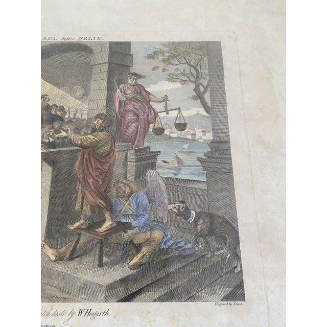 Paper William Hogarth, Colorful Print, 1803, Paper For Sale - Image 7 of 15