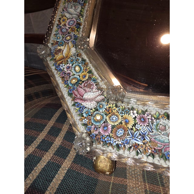 Antique Micromosaic Mirror From Italy For Sale - Image 15 of 15