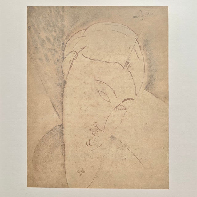 A. Modigliani, Portrait of a Woman with Pendant For Sale
