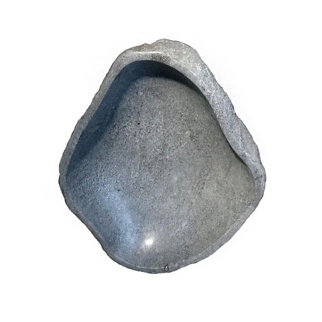 Hand-Carved Stone Basin, Indonesia, Contemporary For Sale - Image 13 of 17