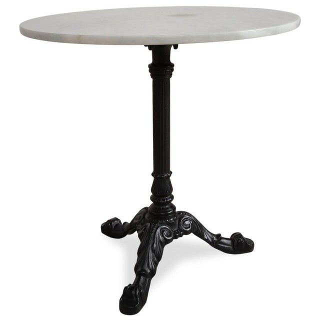 Art Nouveau Marble and Cast Iron Coffee Table from Thonet For Sale - Image 9 of 9