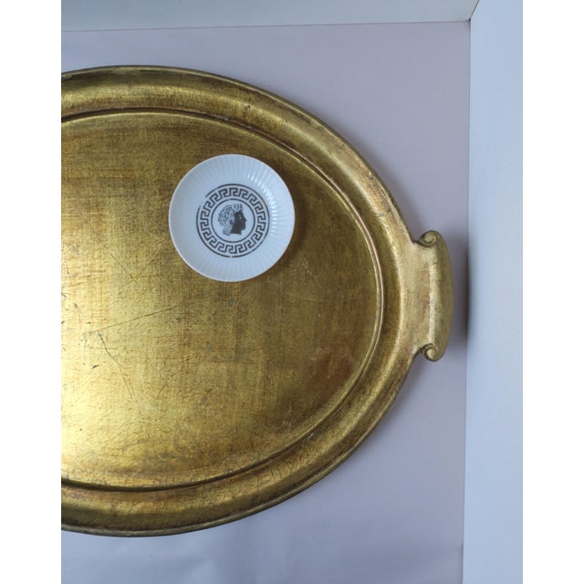 Wood Italian Gold Giltwood Tray For Sale - Image 7 of 10